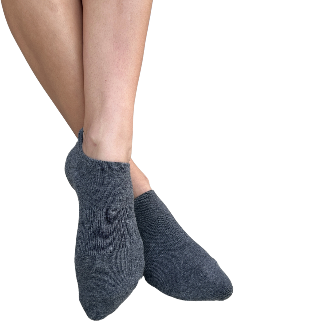 Charcoal Low Line Grip Sock